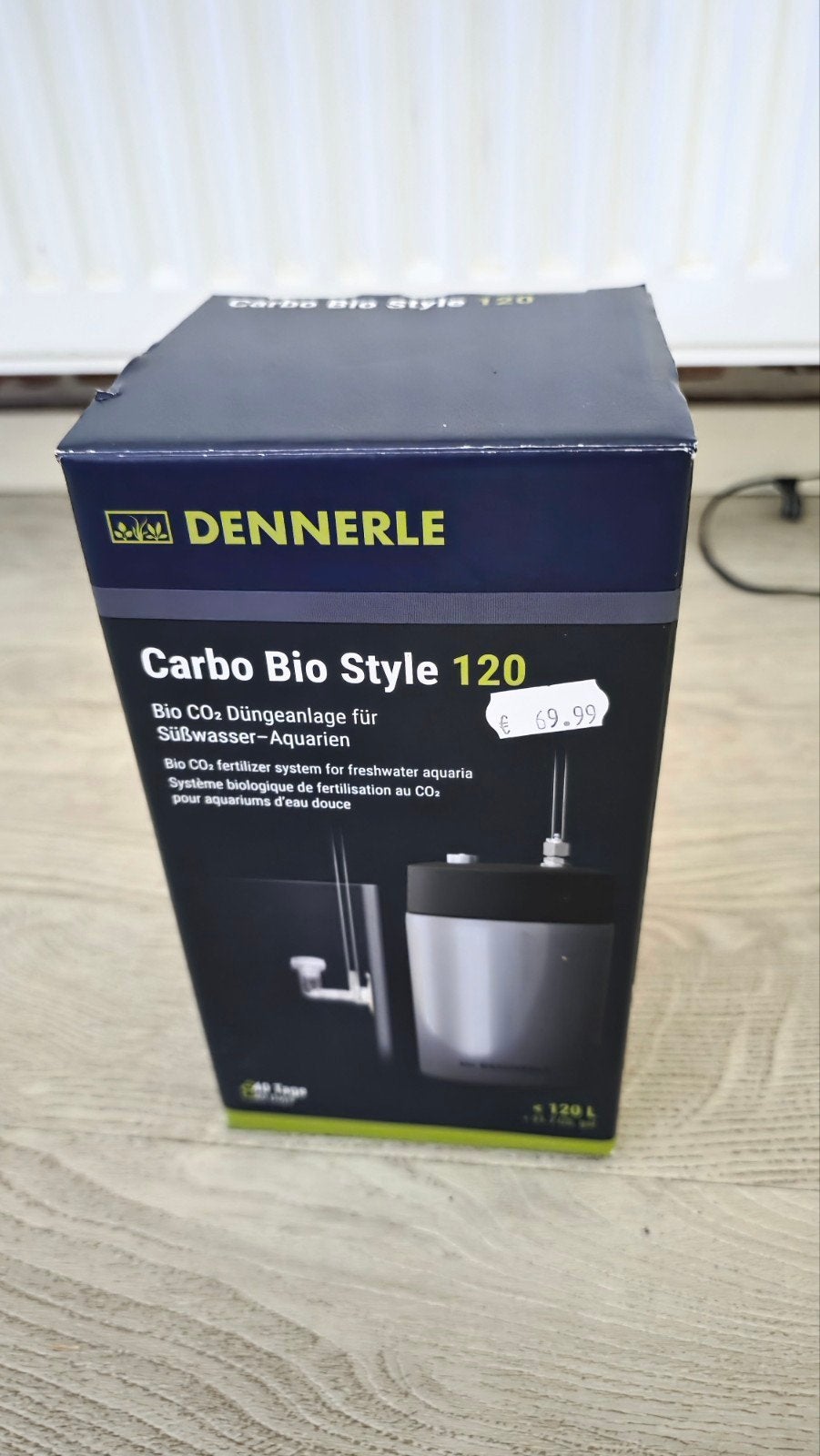 Dennerlecarbo bio co2 systeem carbo bio style 120, Ophalen of Verzenden, Nieuw