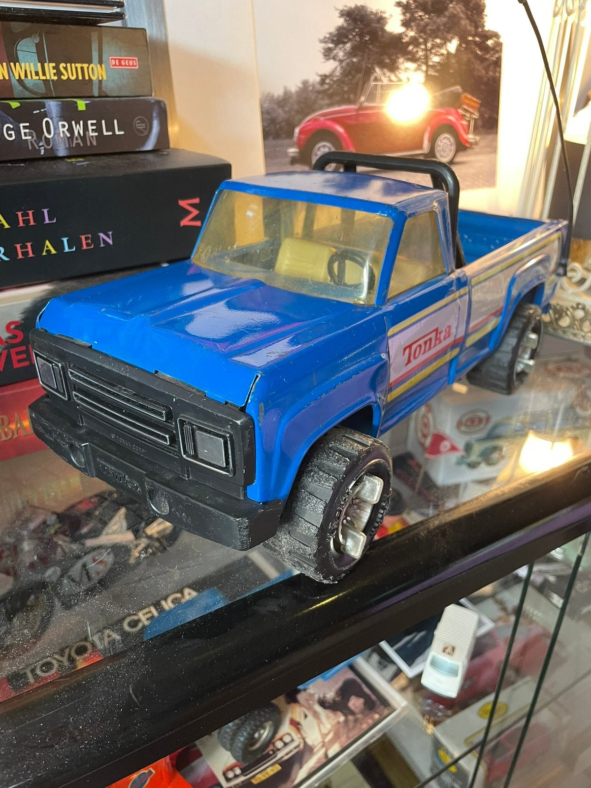 Tonka vrachtauto metaal, zwaar, Ophalen of Verzenden, Zo goed als nieuw, Bus of Vrachtwagen