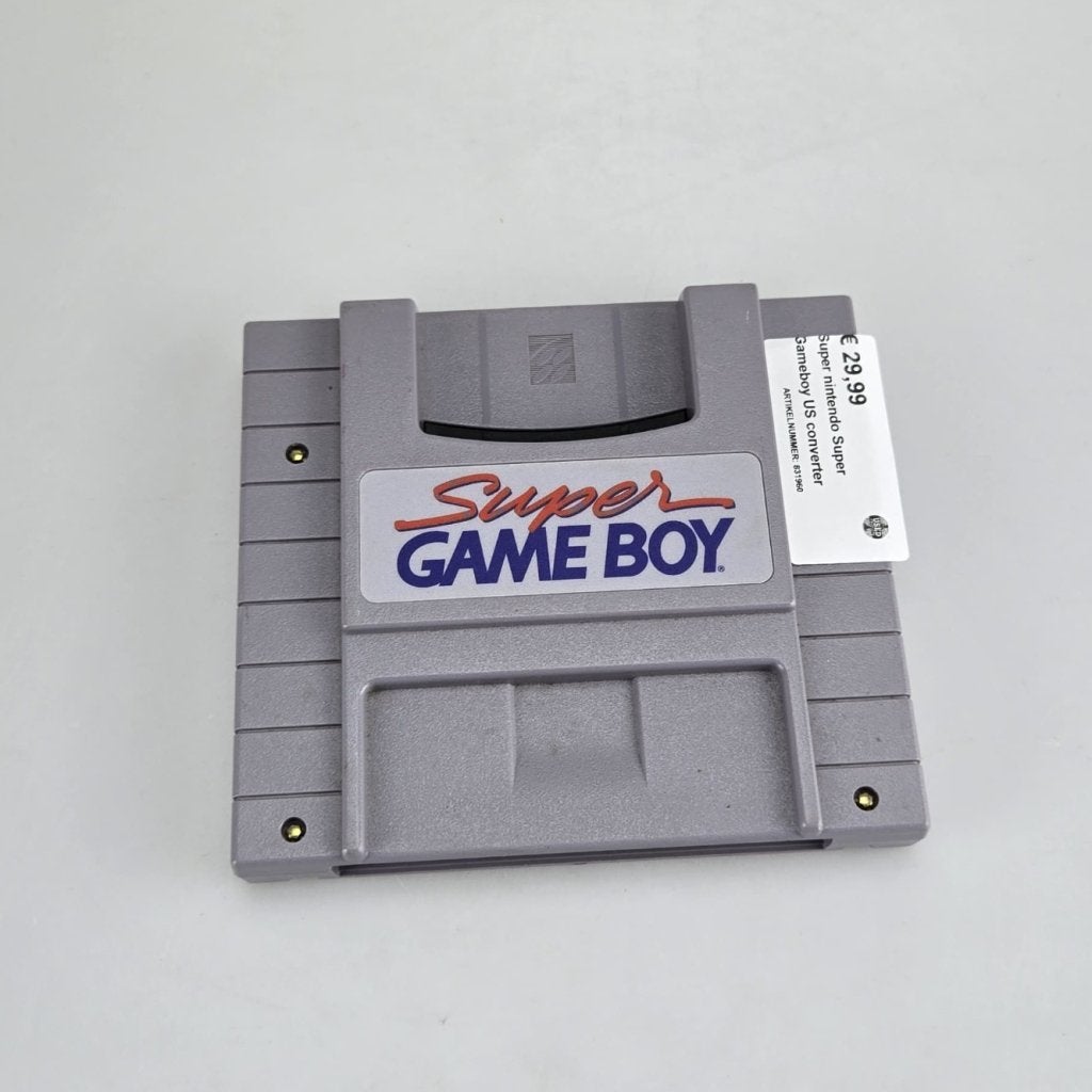 Super nintendo Super Gameboy US converter, Nintendo, Gebruikt, Support@nintendo.com, 11-1 Hokotate-cho, Kamitoba, Minami-ku
Kyoto 601-8501
Japan