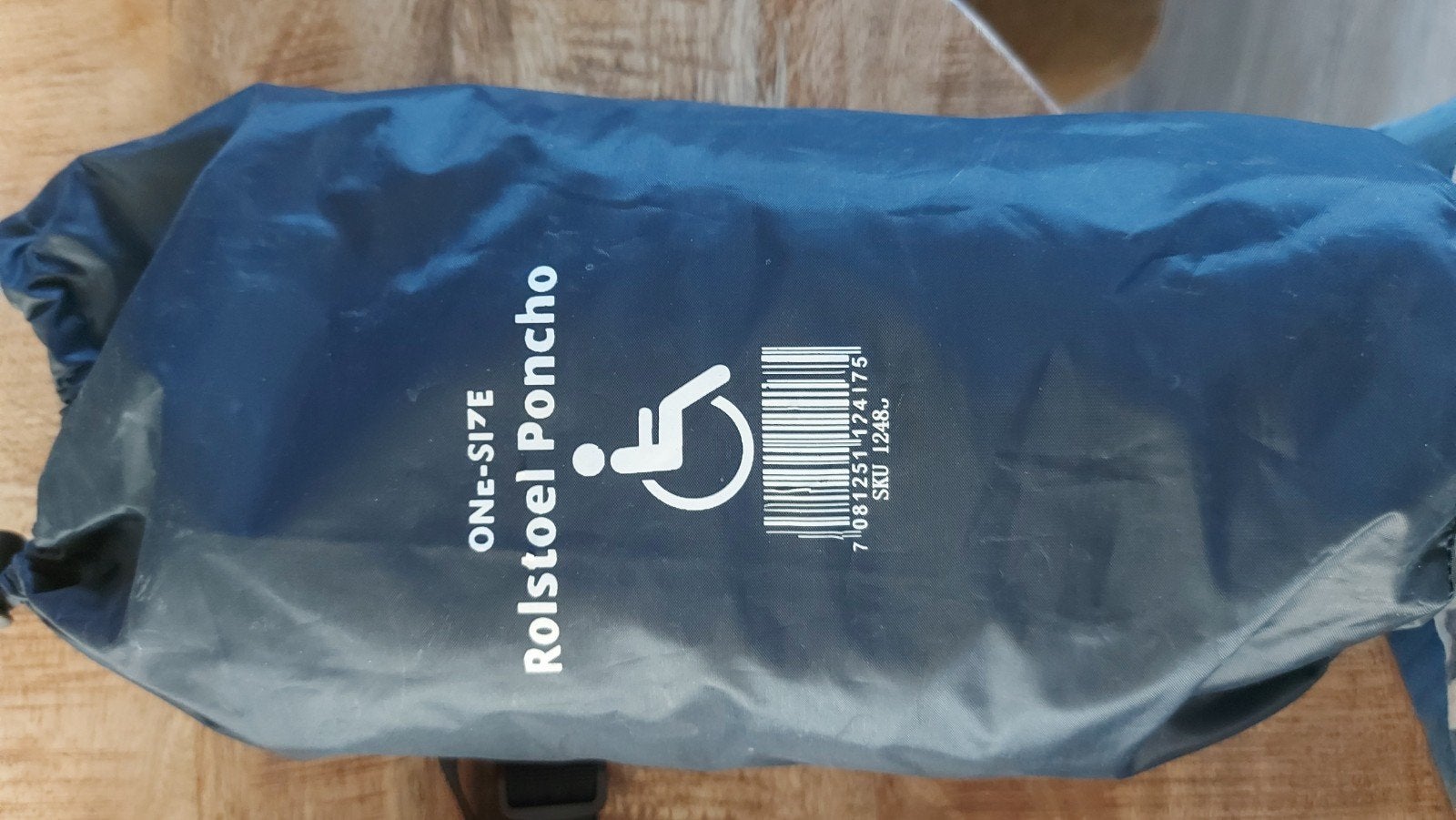 Poncho voor rolstoel bijna niet gebruikt., Ophalen, Zo goed als nieuw, Duwrolstoel