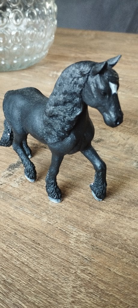 Schleich fries paard, Verzamelen, Ophalen of Verzenden, Zo goed als nieuw, Paard, Beeldje of Figuurtje