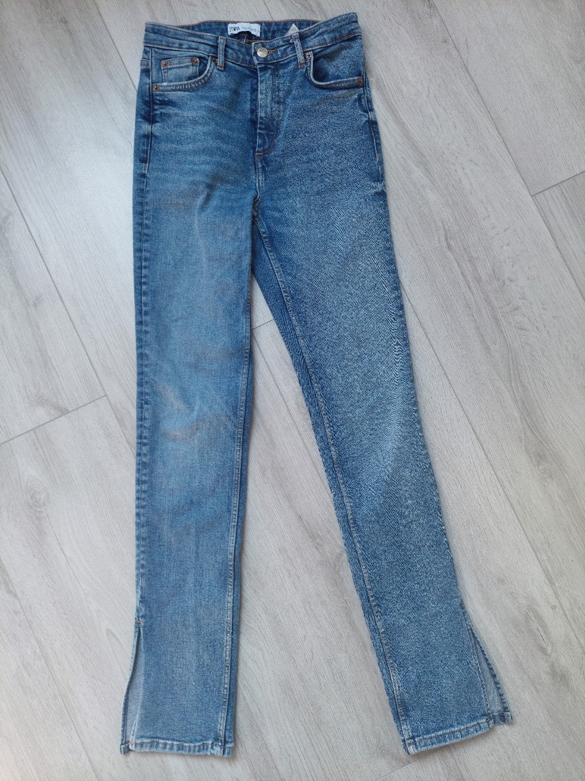 Jeans met split zara maat 36 spijkerbroek, Ophalen of Verzenden, Zo goed als nieuw, Blauw, W28 - W29 (confectie 36)
