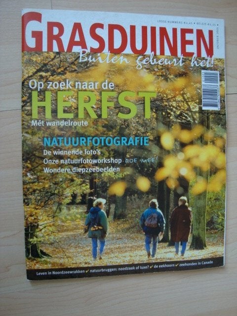 TIJDSCHRIFT GRASDUINEN OKTOBER 2005, Boeken, Ophalen of Verzenden, Gelezen, Damesbladen