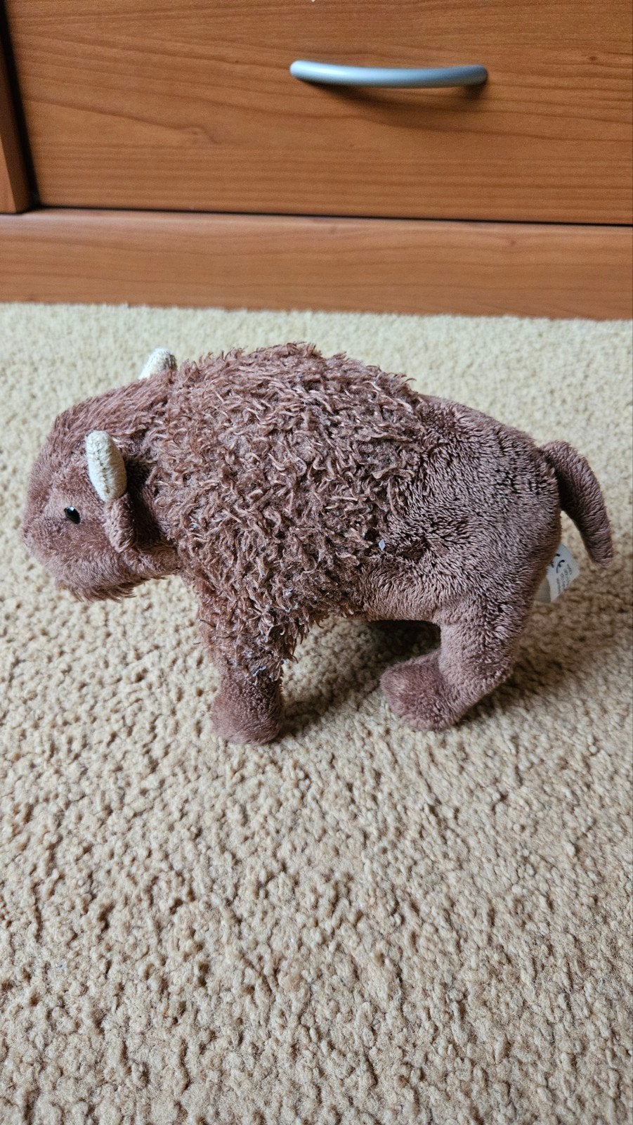 Bizon knuffel, Ophalen of Verzenden, Zo goed als nieuw