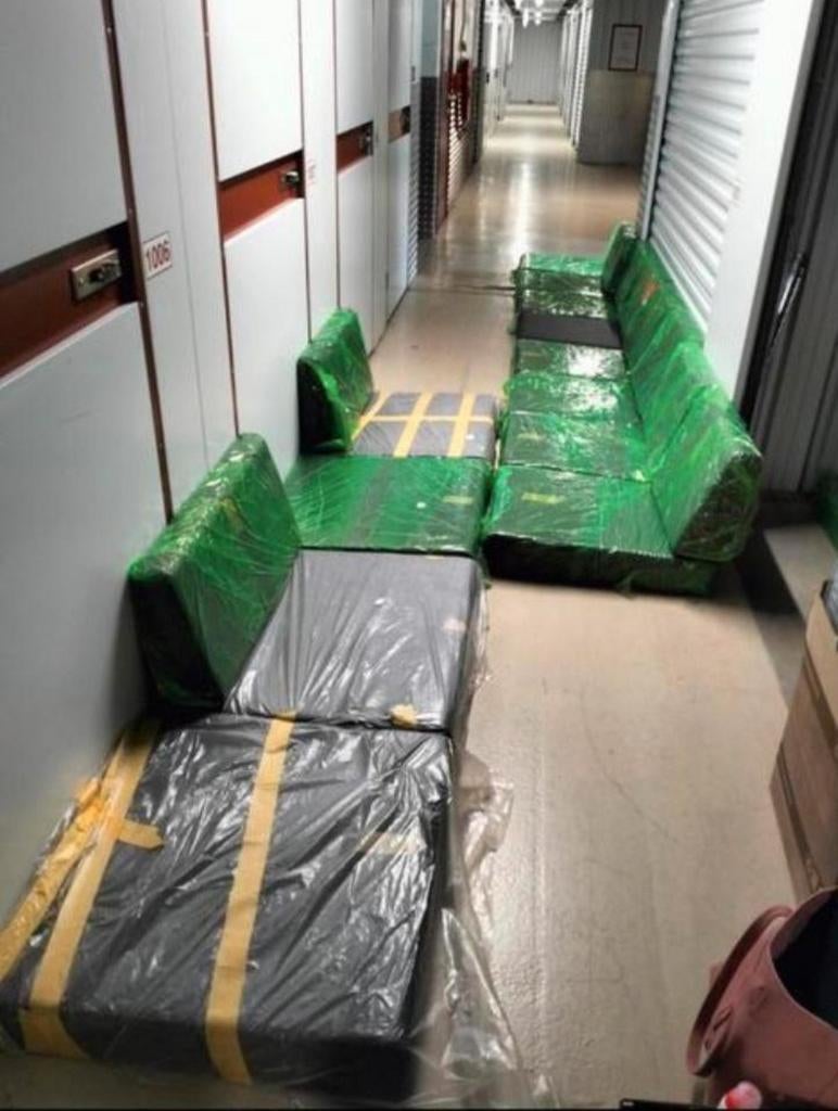Supermooie kussens voor boot, camper, caravan of tuinset., Ophalen, Nieuw, Grijs, Rechthoekig