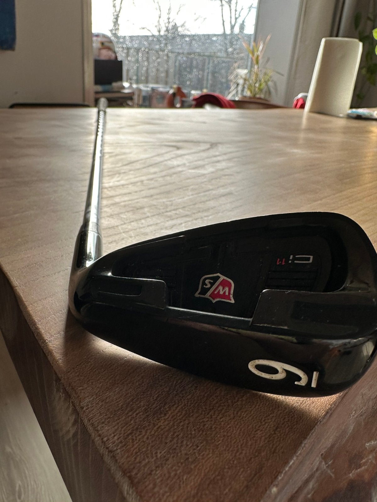 Nieuwstaat! Wilson Staff Ci11 ijzer 9 met zwarte clubhoofd, Sport en Fitness, Golf, Ophalen of Verzenden, Zo goed als nieuw, Club