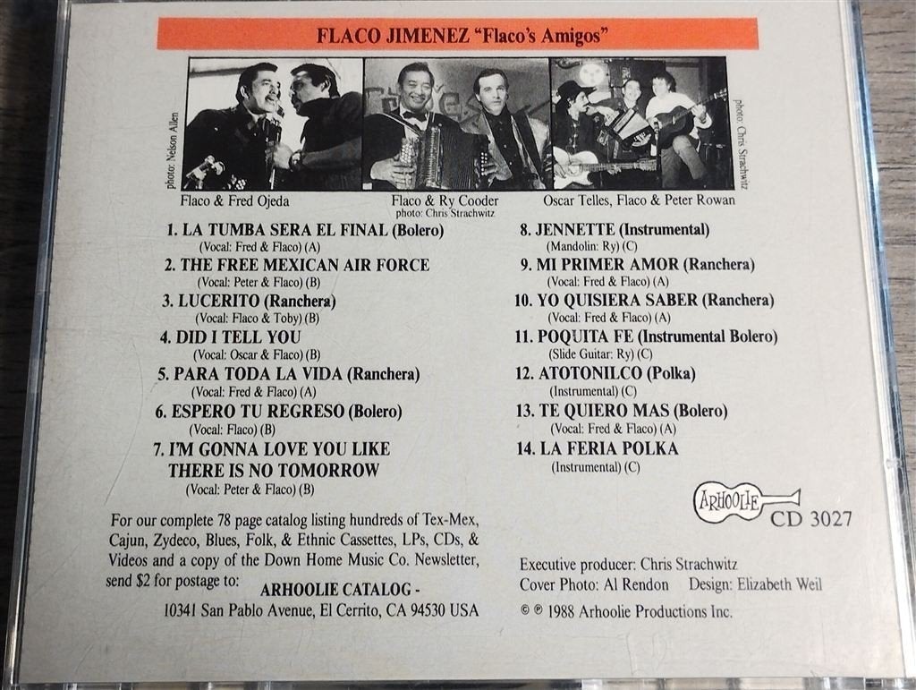 Flaco Jimenez ‎– Flaco\'s Amigos, Ophalen of Verzenden, Gebruikt