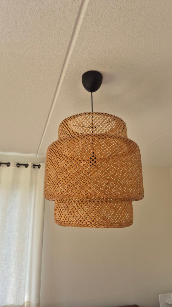 IKEA Sinnerlig hanglamp, bamboe, groot, Overige materialen, Bohemian, Scandinavisch, Natuurlijk, 50 tot 75 cm, Ophalen of Verzenden