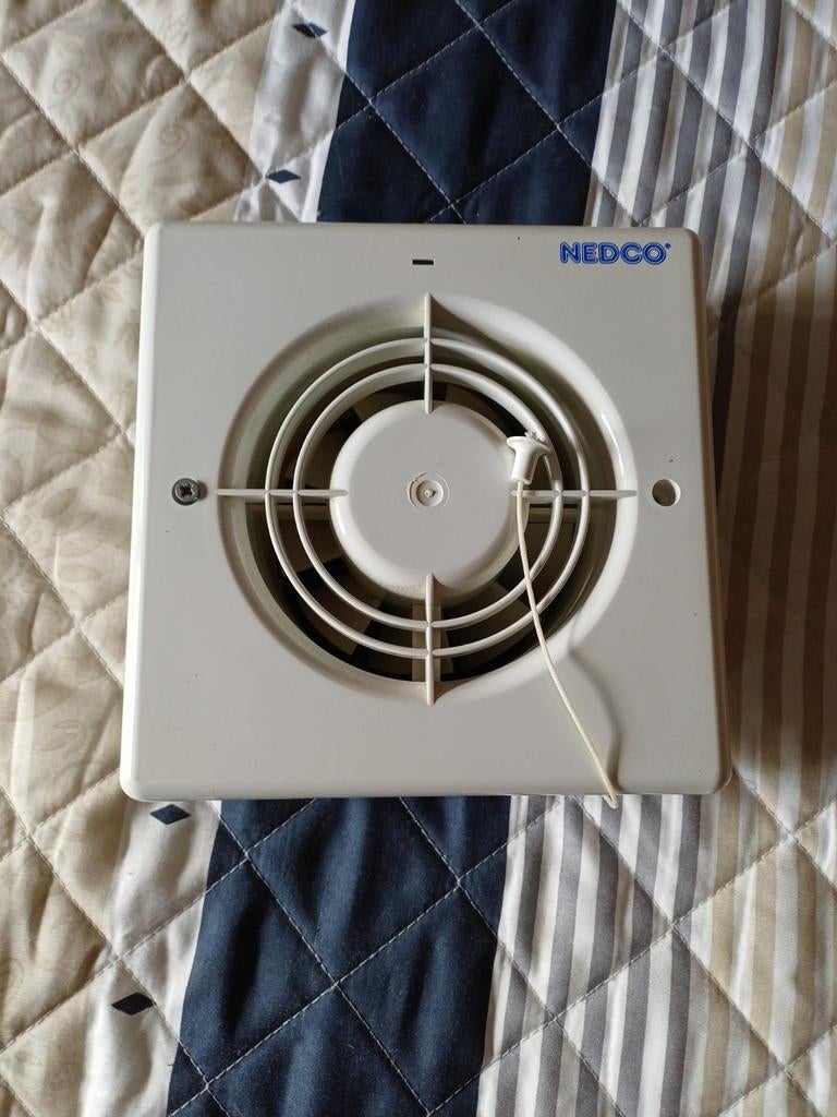NEDCO CR120P Afzuiger/Ventilator met trekschakelaar, Ophalen, Gebruikt, Ventilator en Afzuiger