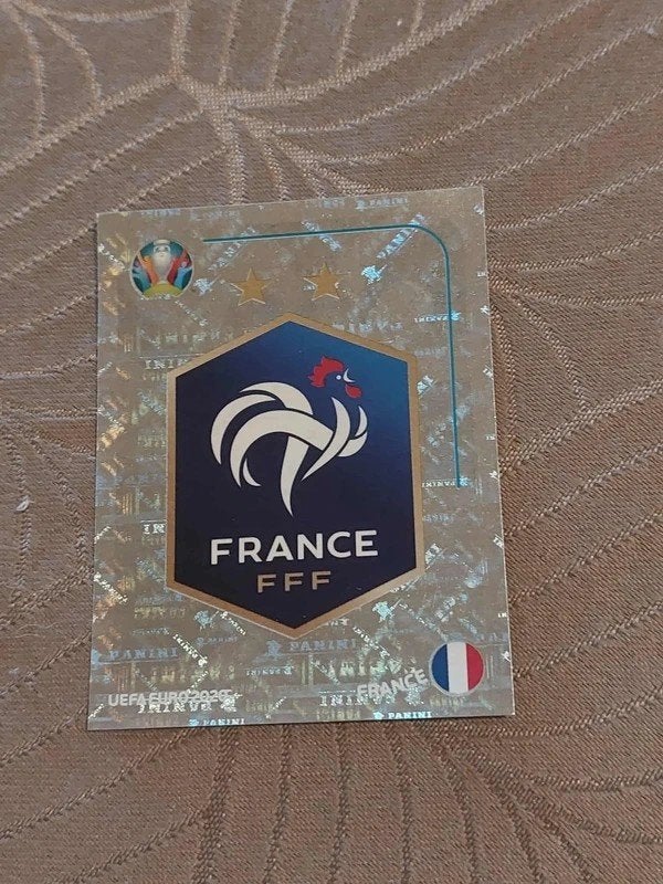 Panini / Sticker / Logo Frankrijk / UEFA Euro 2020, Verzamelen, Verzenden, Nieuw, Buitenlandse clubs, Poster, Plaatje of Sticker