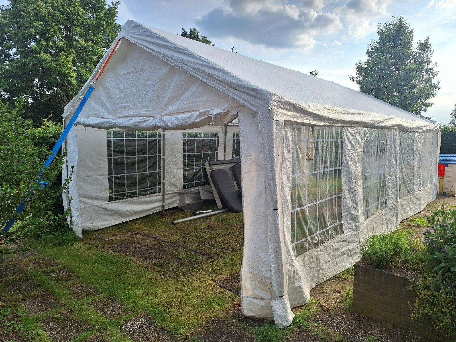 Partytent 4x8 meter - Ideaal voor feesten en evenementen, Ophalen