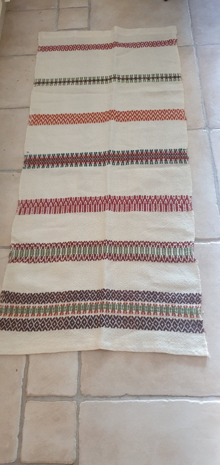 Retro vintage wandkleed dikke stof met patroon, Ophalen of Verzenden, Huis en Inrichting