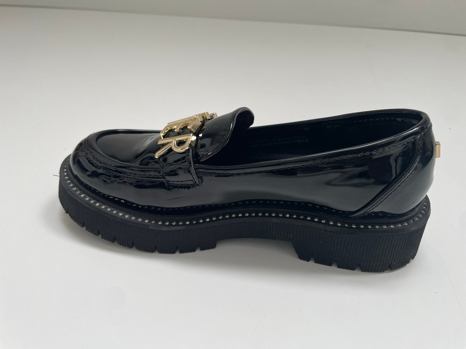 2x Ted Baker lakleren loafers met gold logo - Maat 29 en 32, Kinderen en Baby's, Ophalen, Meisje, Schoenen, Zo goed als nieuw