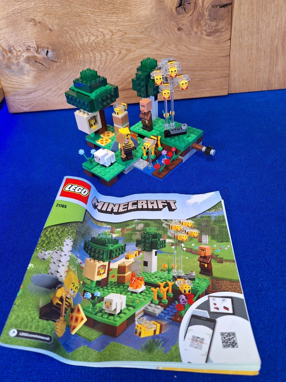 Lego Minecraft De Bijenboerderij 21165, Compleet, Minecraft, Lego, Ophalen of Verzenden