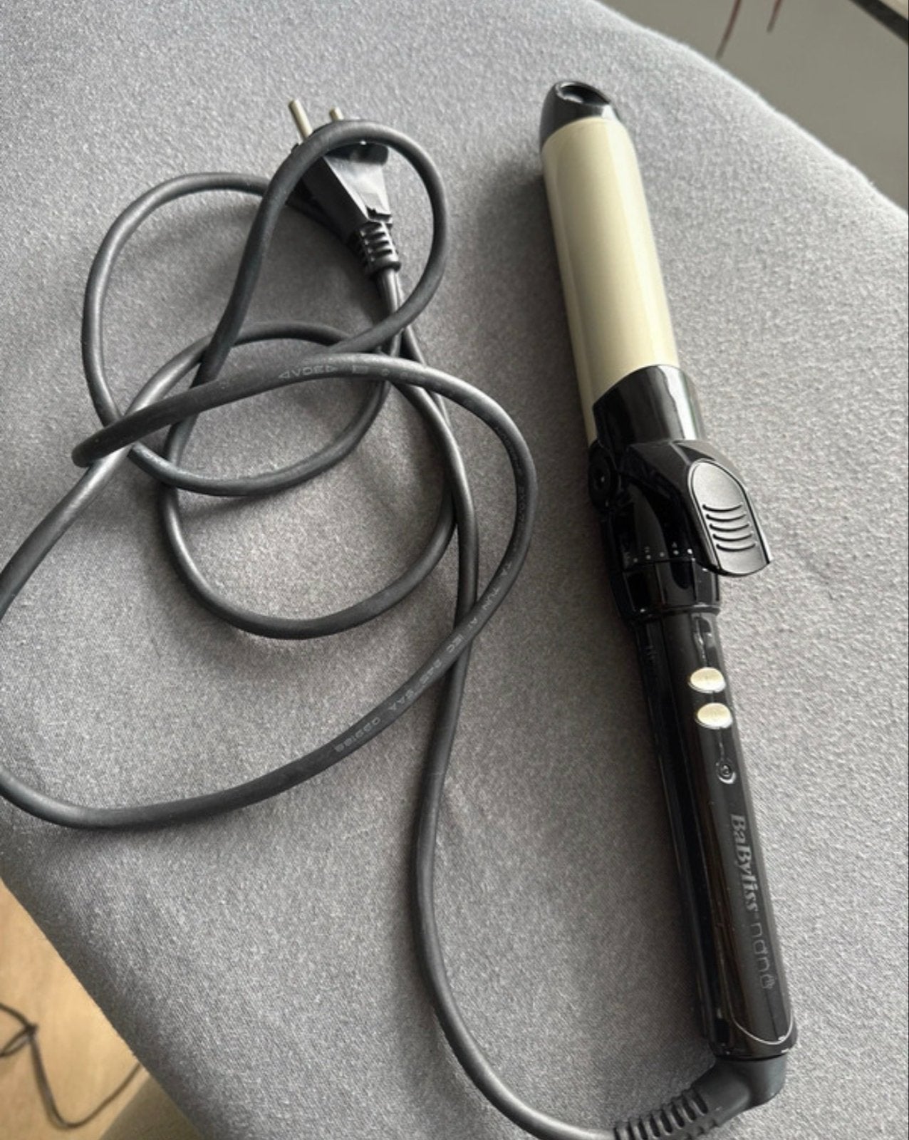 Babyliss Nano Titanium Keramische Krultang, Ophalen of Verzenden, Zo goed als nieuw, Haarverzorging