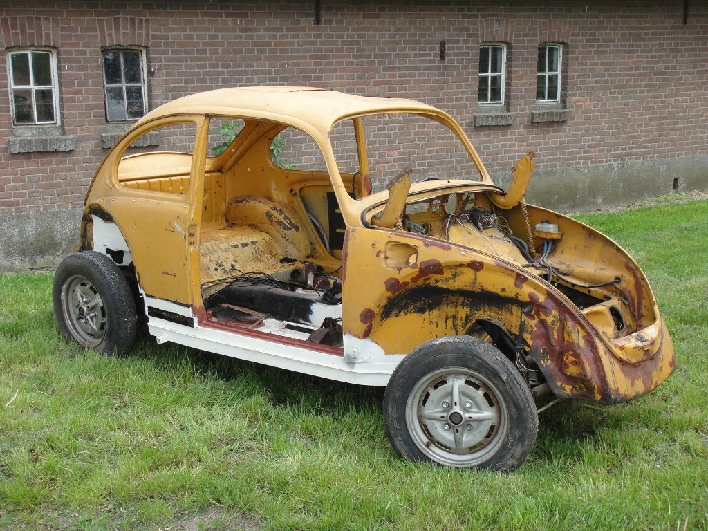 VW Kever Jeans Bug 1973 hard project, Auto's, Volkswagen, Handgeschakeld, Particulier, Te koop