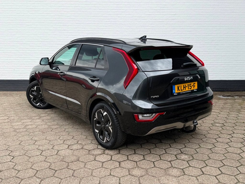 Kia Niro EV DynamicPlus 64.8 kWh TREKHAAK l H+K l GARANTIE 2, Auto's, Kia, Gebruikt, Overige carrosserieën, 1657 kg, Adaptive Cruise Control