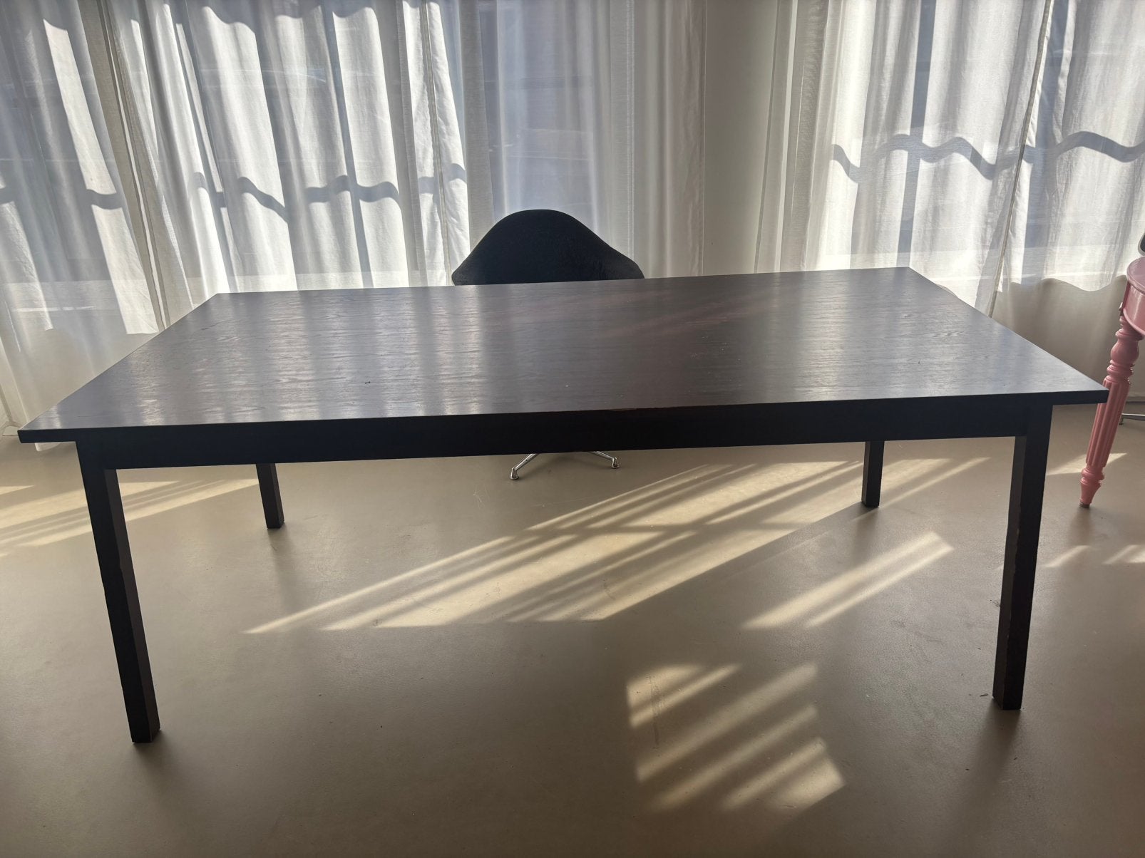 AVL Shaker eettafel van Joep van Lieshout, 6 persoons, Huis en Inrichting, Tafels | Eettafels, Ophalen, Gebruikt, Eikenhout, 200 cm of meer