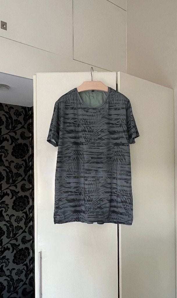 Jeansblauw T-shirt met grafische print; Cast Iron; maat XXL, Blauw, Shirt, Ophalen of Verzenden, Zo goed als nieuw