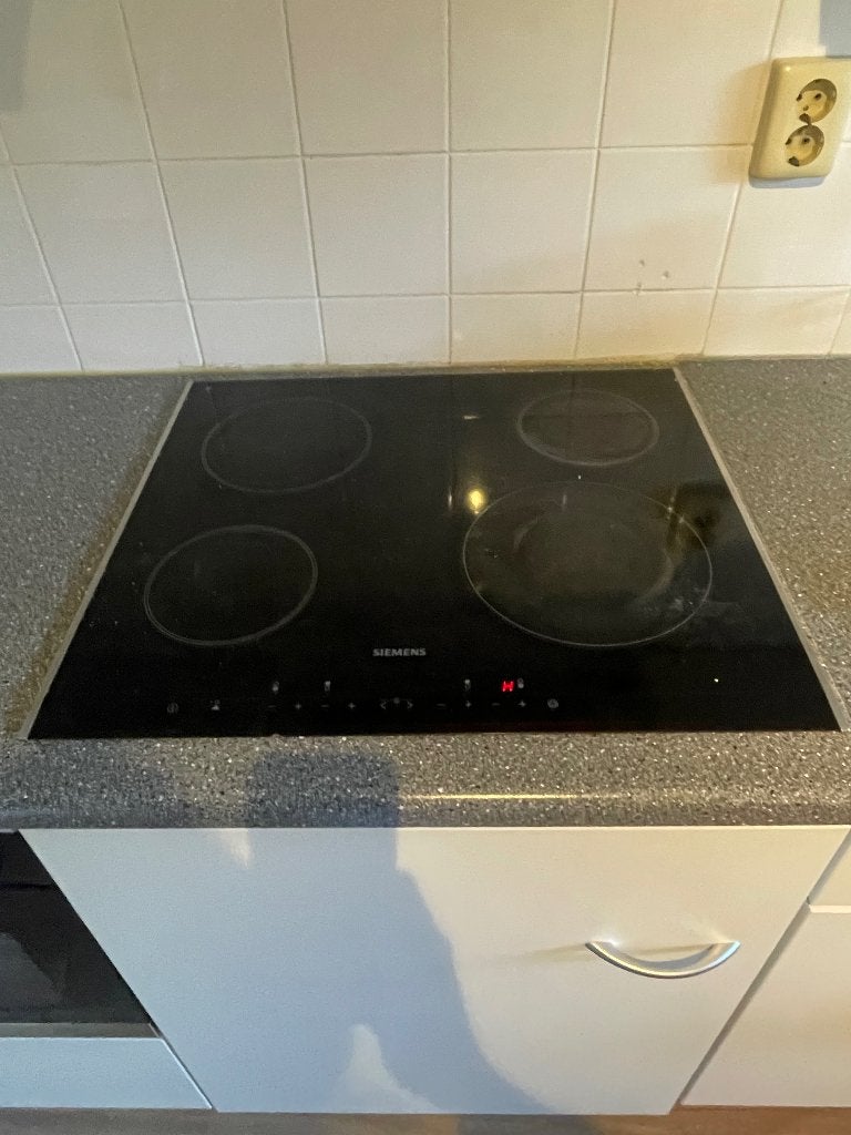 Inbouw kookplaat + oven, Ophalen, Gebruikt, Zwart, 50 tot 100 cm