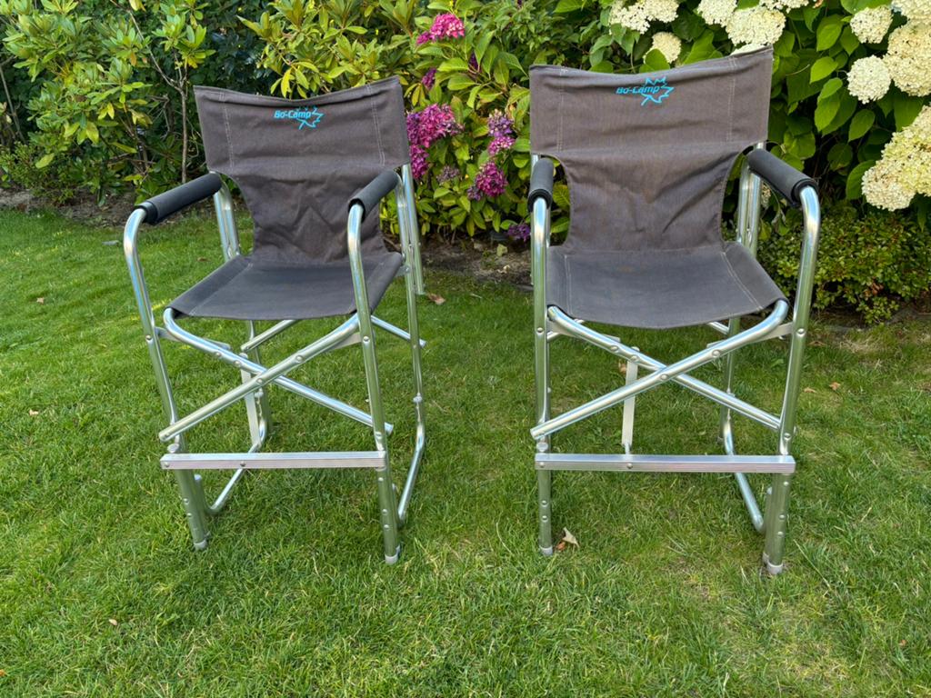 Bo-camp camping kinder stoelen 2x, Caravans en Kamperen, Kampeermeubelen, Ophalen, Zo goed als nieuw, Campingstoel
