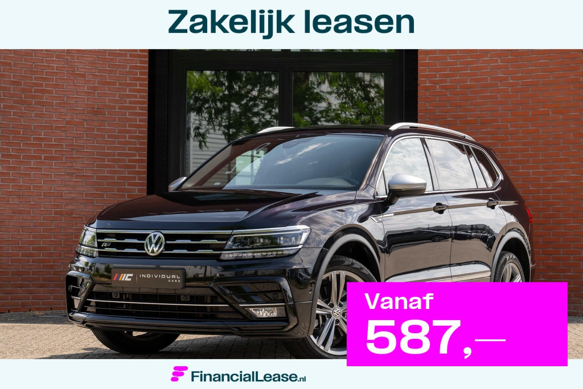 Volkswagen Tiguan Allspace 2.0 TSI 4Motion 7p. 190pk R-Line, Automaat, Dealer onderhouden, Gebruikt, Euro 6