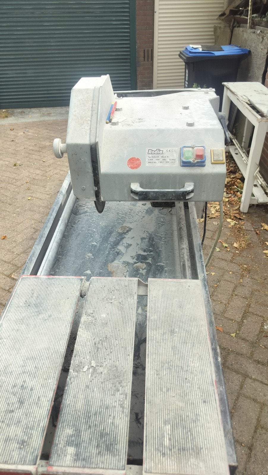 steenzaag, Doe-het-zelf en Verbouw, Gereedschap | Zaagmachines, Gebruikt, Overige typen, 1200 watt of meer, 70 mm of meer, Ophalen