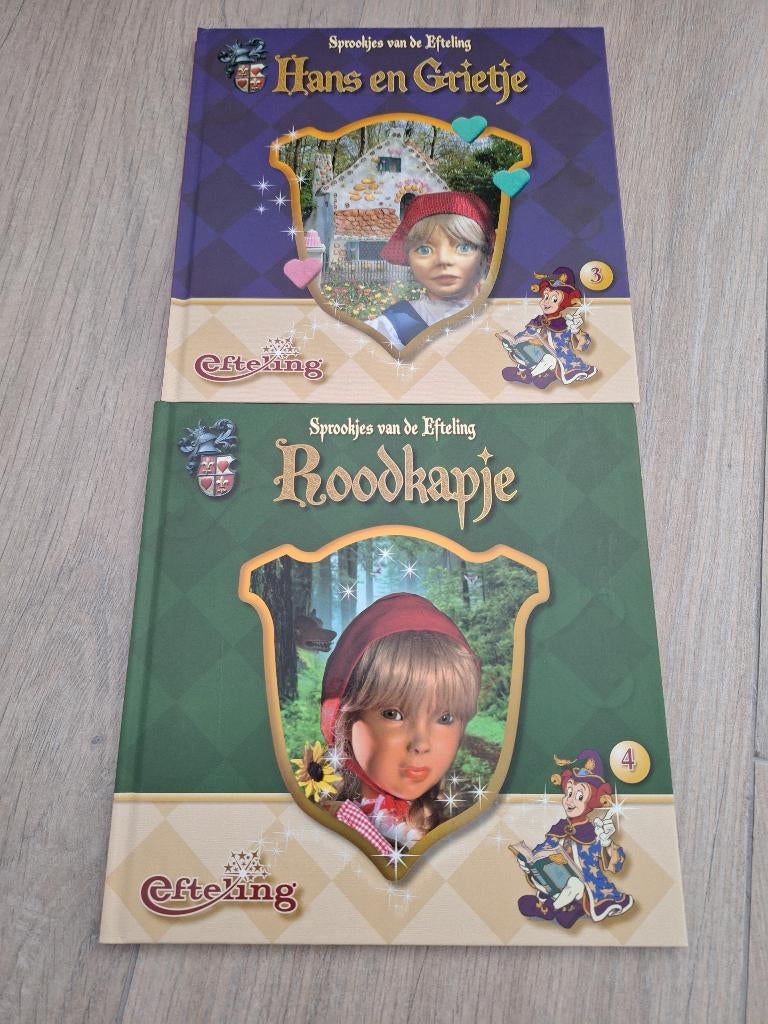 Efteling sprookjes boeken: Hans & Grietje en Roodkapje, Boeken, Ophalen of Verzenden, Zo goed als nieuw, Efteling, Sprookjes