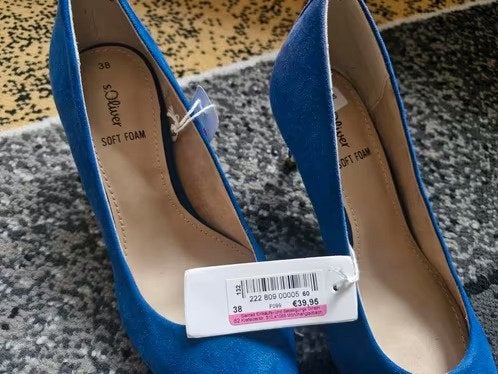 Nieuwe blauwe pumps Maat 38 h3, Kleding | Dames, Pumps, Blauw, Nieuw, Ophalen of Verzenden