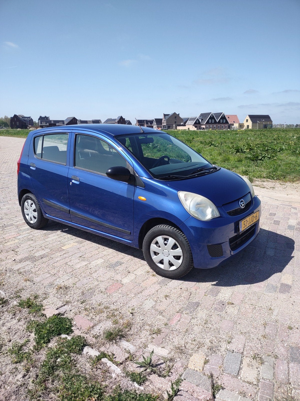 Daihatsu Cuore 1.0 5D 2009 Blauw, Auto's, Daihatsu, Voorwielaandrijving, 600 kg, 18 €/maand, Cuore