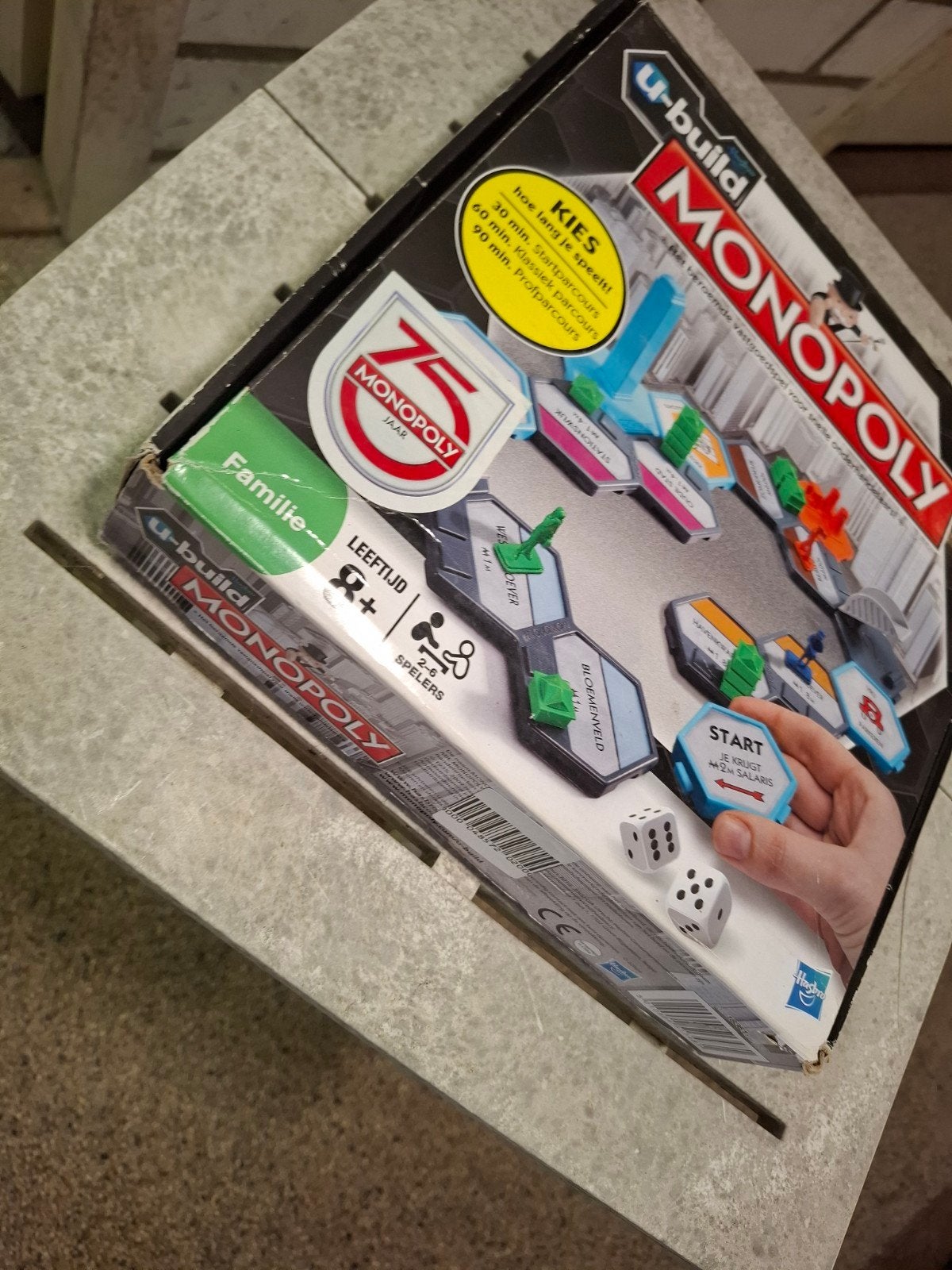 Monopoly U-Build Bordspel - Familie Editie, Hobby en Vrije tijd, Gezelschapsspellen | Bordspellen, Gebruikt, Ophalen of Verzenden