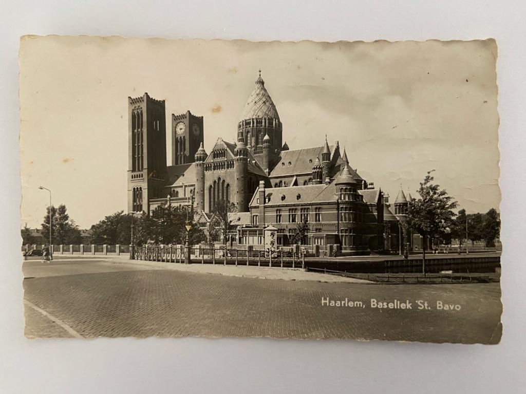 Ansichtkaart Haarlem St. Bavo, Ophalen of Verzenden, 1960 tot 1980, Gelopen, Noord-Holland