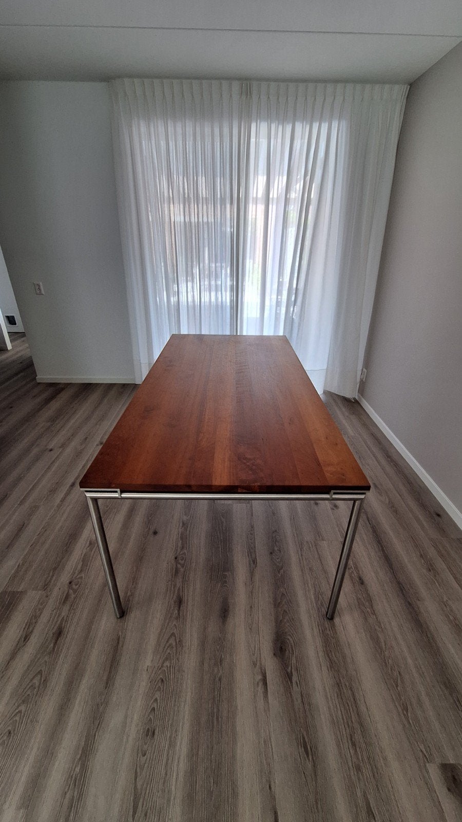 Tafel met 6 stoelen - Bert Plantagie, Gebruikt, 100 tot 150 cm, Vijf personen of meer, 150 tot 200 cm