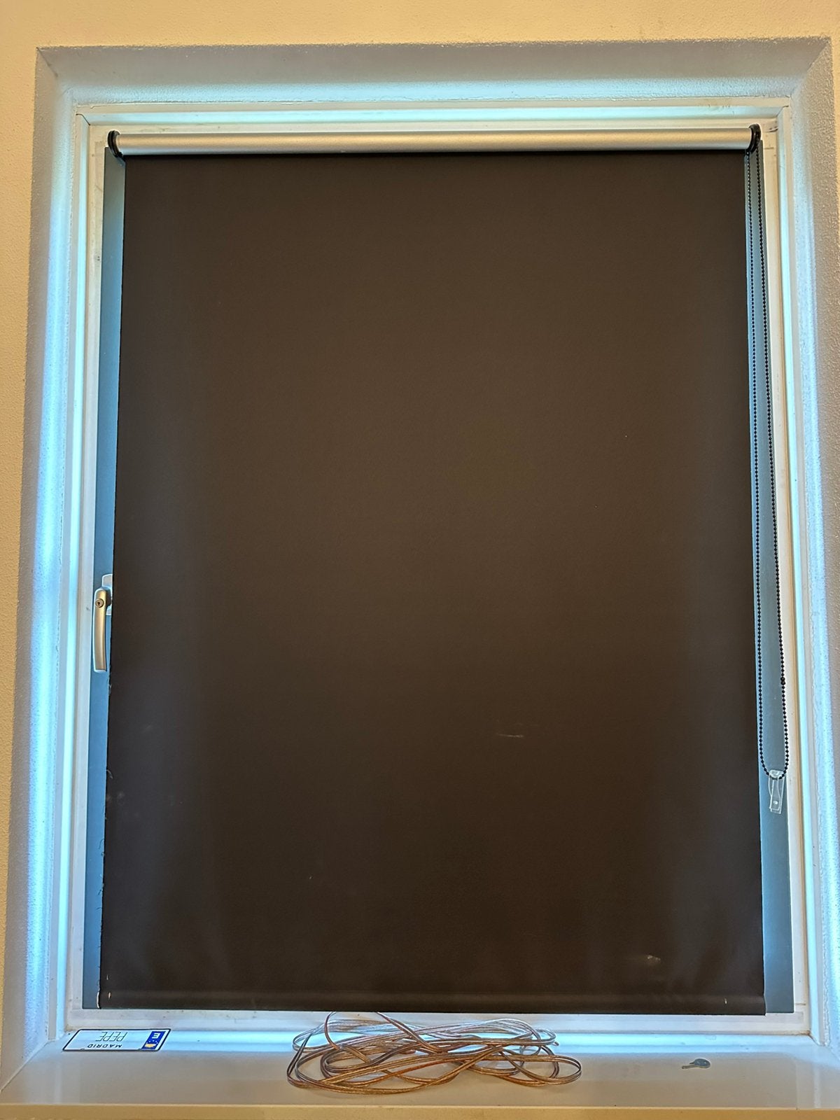 4 verduisterende rolgordijnen 100cm breed, Ophalen, Gebruikt, 180 cm, Verduisterend
