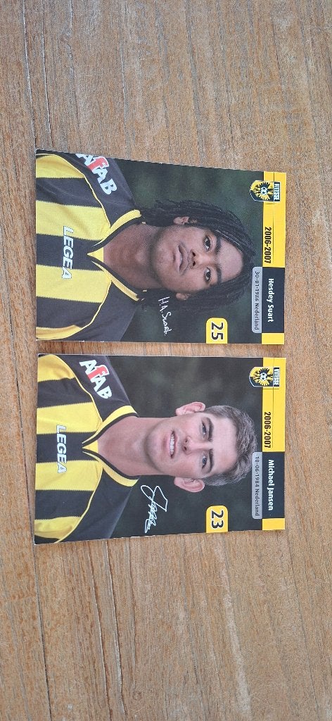 Spelerskaart; 2x Vitesse, Ophalen of Verzenden, Nieuw, Vitesse, Spelerskaart