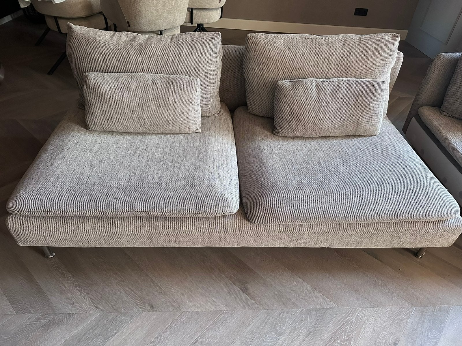 Ikea Söderhamn, Ophalen, 150 tot 200 cm, Driepersoons, 75 tot 100 cm