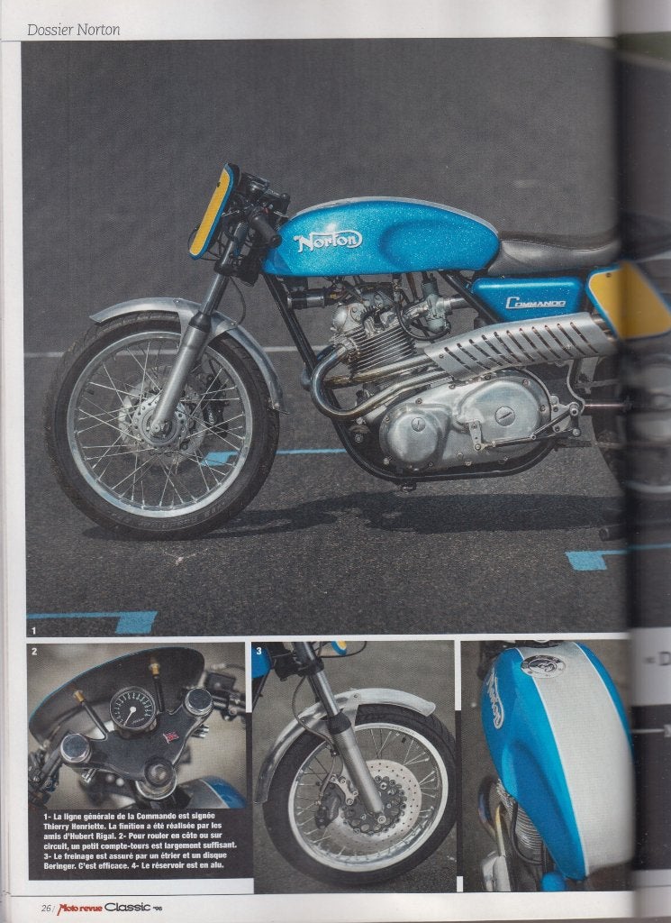 Motorcycle Norton 850 Commando competition classic bike, Boeken, Verzenden, Gelezen
