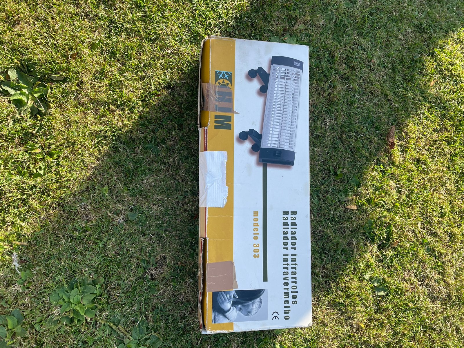 HJM Infrarood Radiator Model 303 - 600W/1200W, Ophalen of Verzenden, Gebruikt