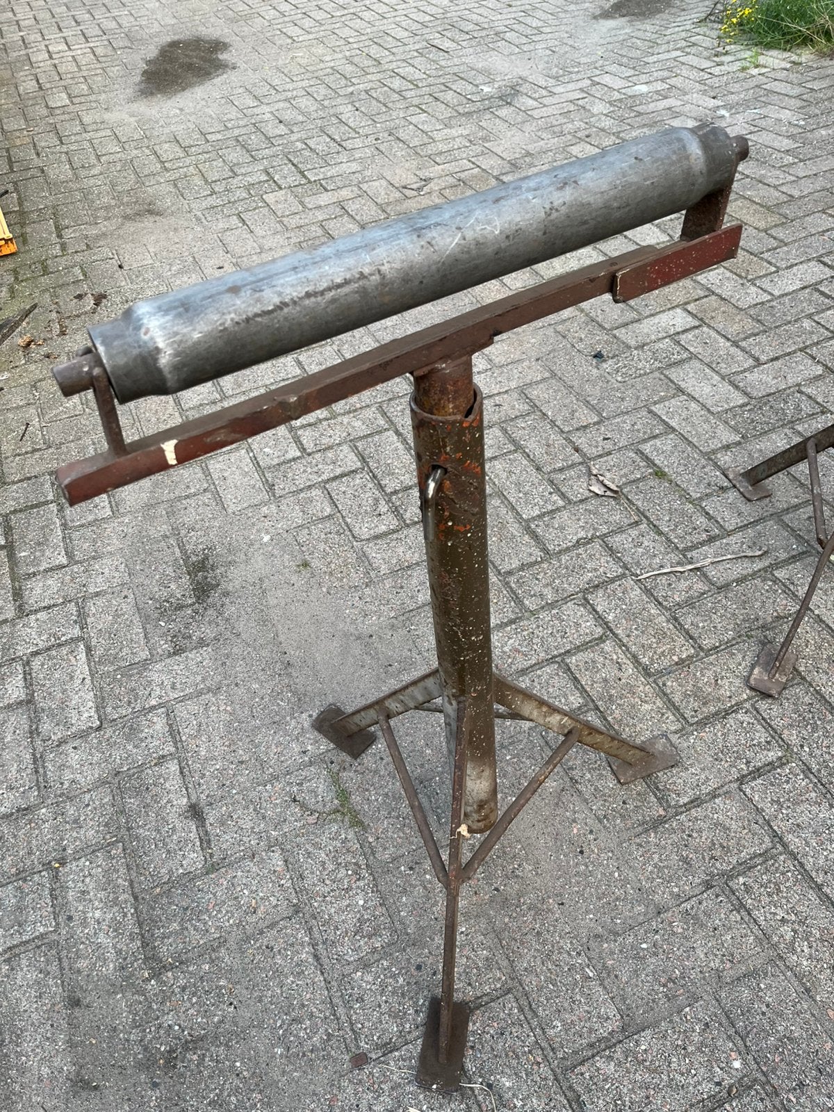 Verstelbare rolbok 2 stuks rolgeleider transportrol machine️, Ophalen, Gebruikt