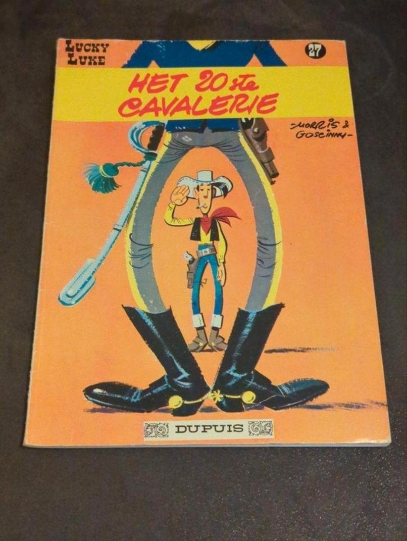 Lucky Luke - het 20ste cavalerie, Eén stripboek, Ophalen of Verzenden, Gelezen