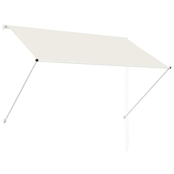 VidaXL uitvalscherm 2x1.5m crème, Ophalen, Nieuw, Minder dan 250 cm, 150 tot 300 cm