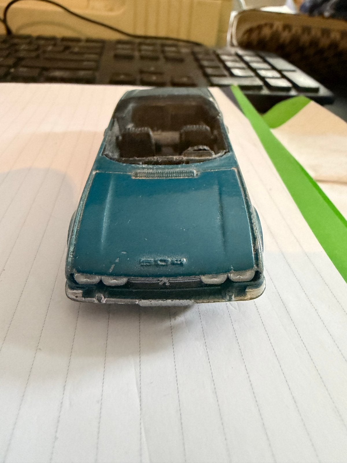 Zeldzame Dinky Toys Peugeot 504 Cabriolet - Originele Lak, Gebruikt, Auto, Dinky Toys, Ophalen of Verzenden