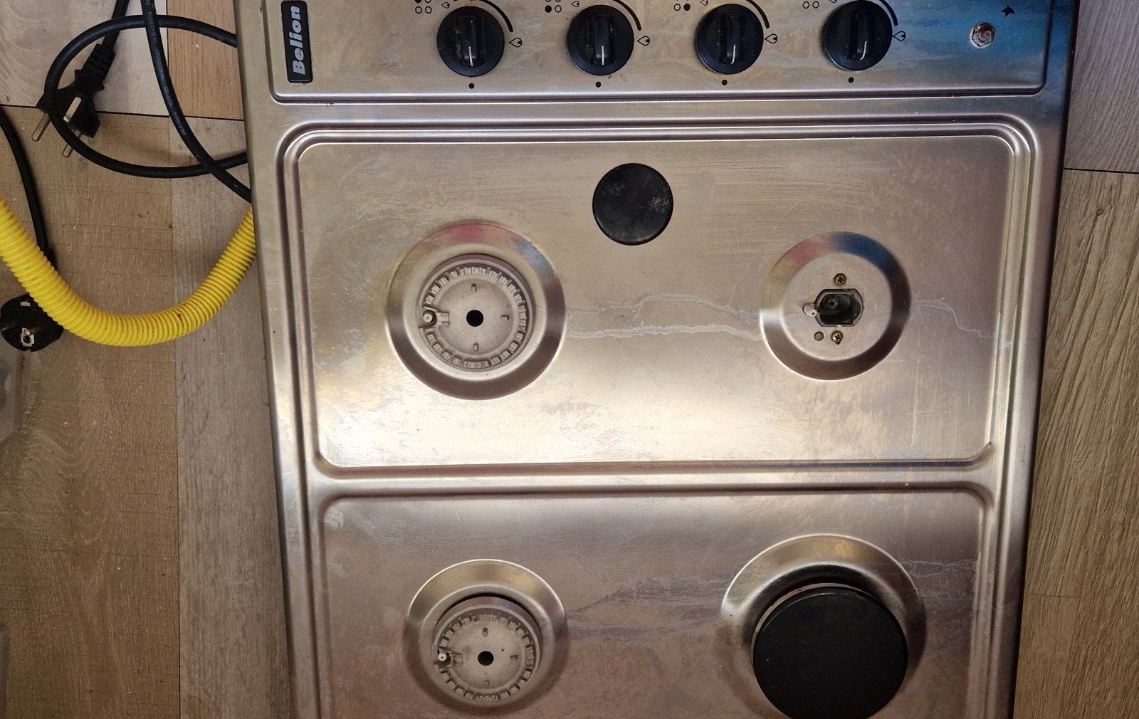 Belion D40G1 gasplaat, Witgoed en Apparatuur, Ophalen, Inbouw, Gas, 4 kookzones