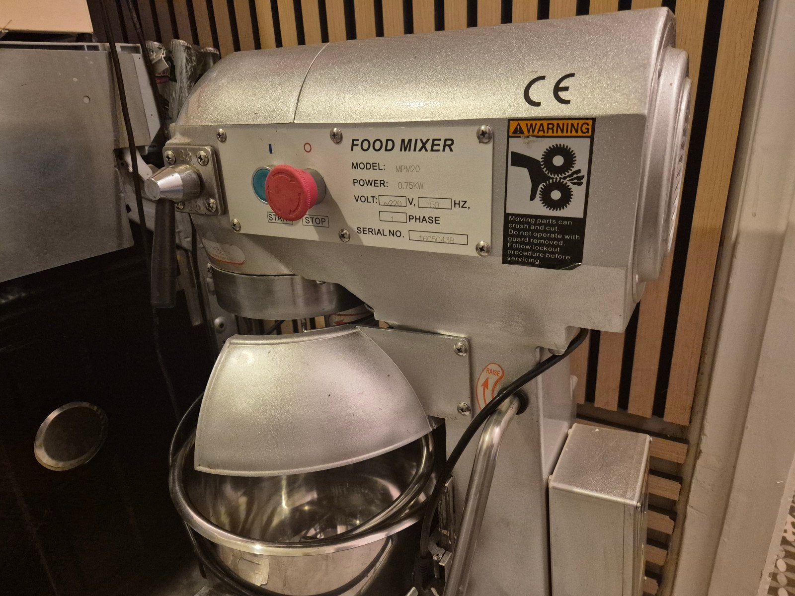 deegmachine deegmixer maxima, 4 liter of meer, Ophalen, Gebruikt, 3 snelheden of meer