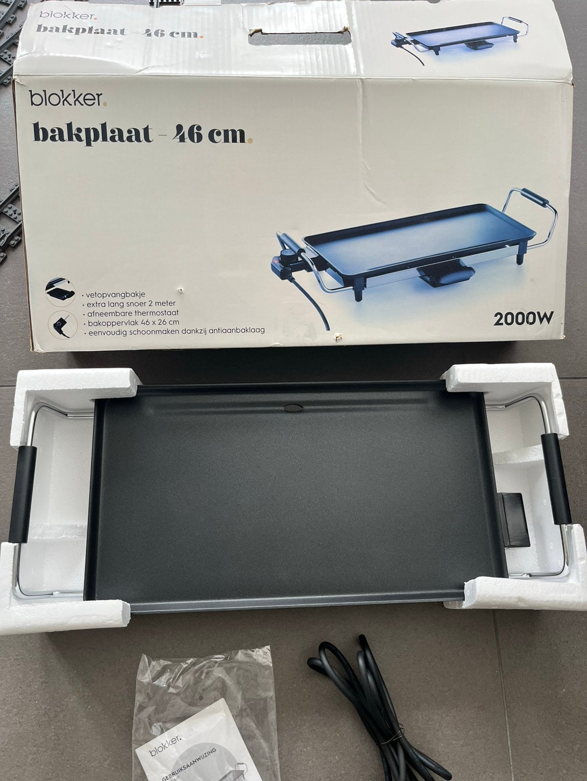 Nieuw in doos! Blokker bakplaat, Ophalen of Verzenden, Vaatwasmachinebestendig, Nieuw, Tafelgrill