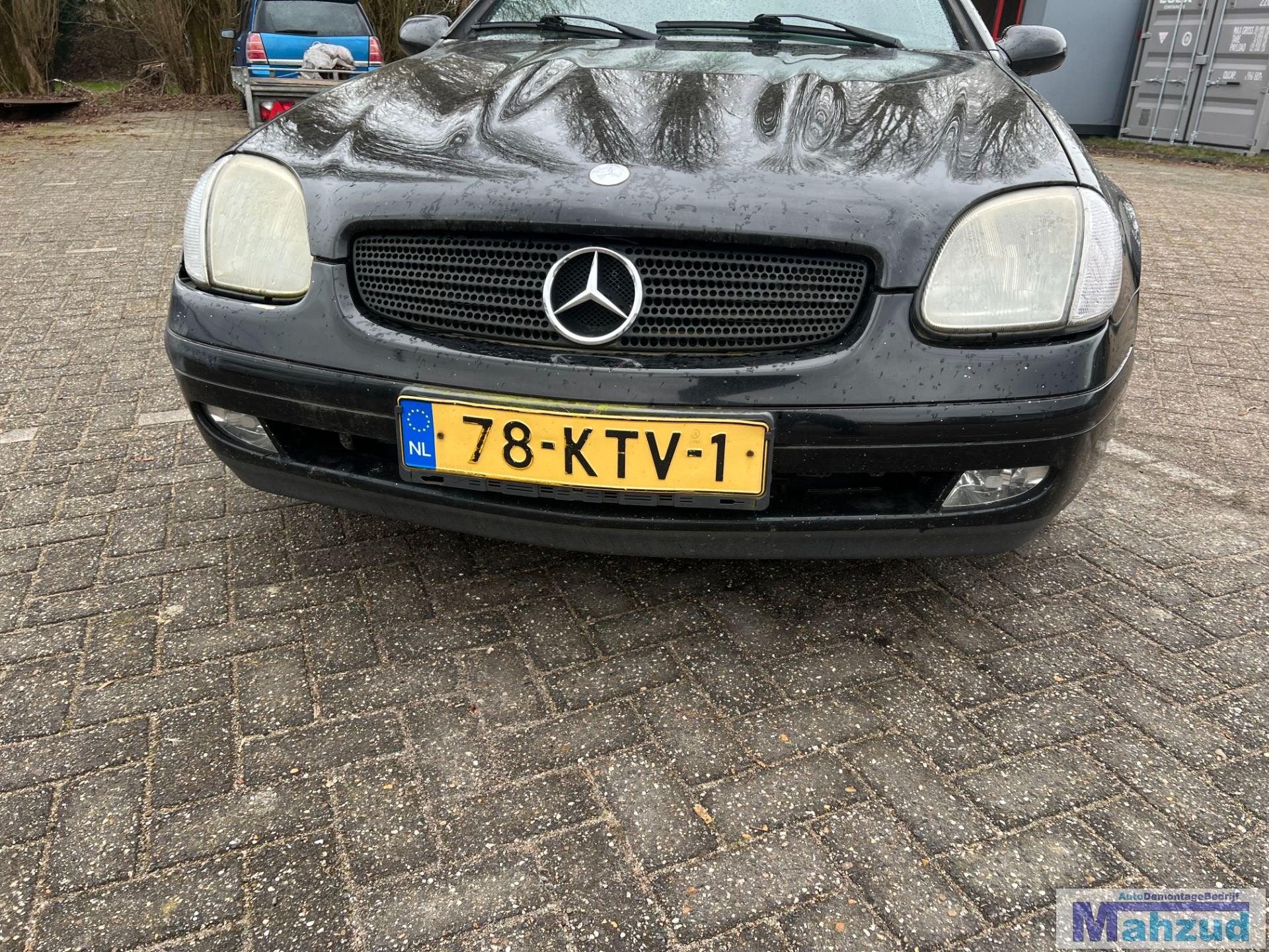MERCEDES SLK R170 Zwart 197 voorbumper 1999-2000, Auto-onderdelen, Gebruikt, Mercedes-Benz AG, Mercedes-Benz, Ophalen of Verzenden