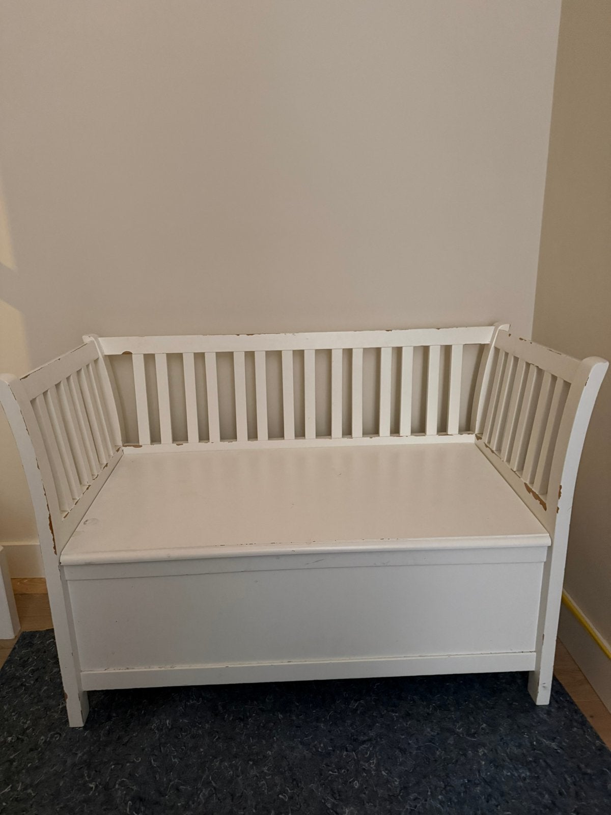 Bankje met opbergruimte, Ophalen, Gebruikt, Minder dan 140 cm, 85 tot 100 cm