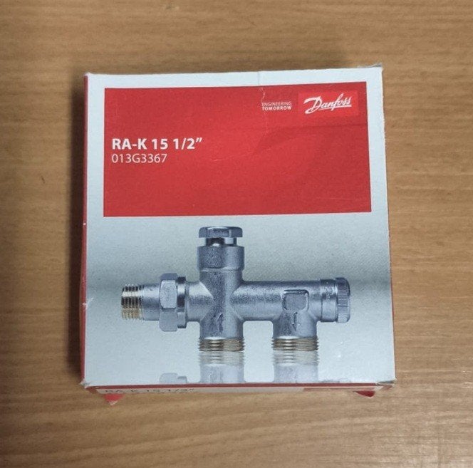Danfoss RA-K 15 1/2 013G3367 Radiatorventiel Nieuw, Minder dan 30 cm, Nieuw, Minder dan 60 cm, Ophalen of Verzenden