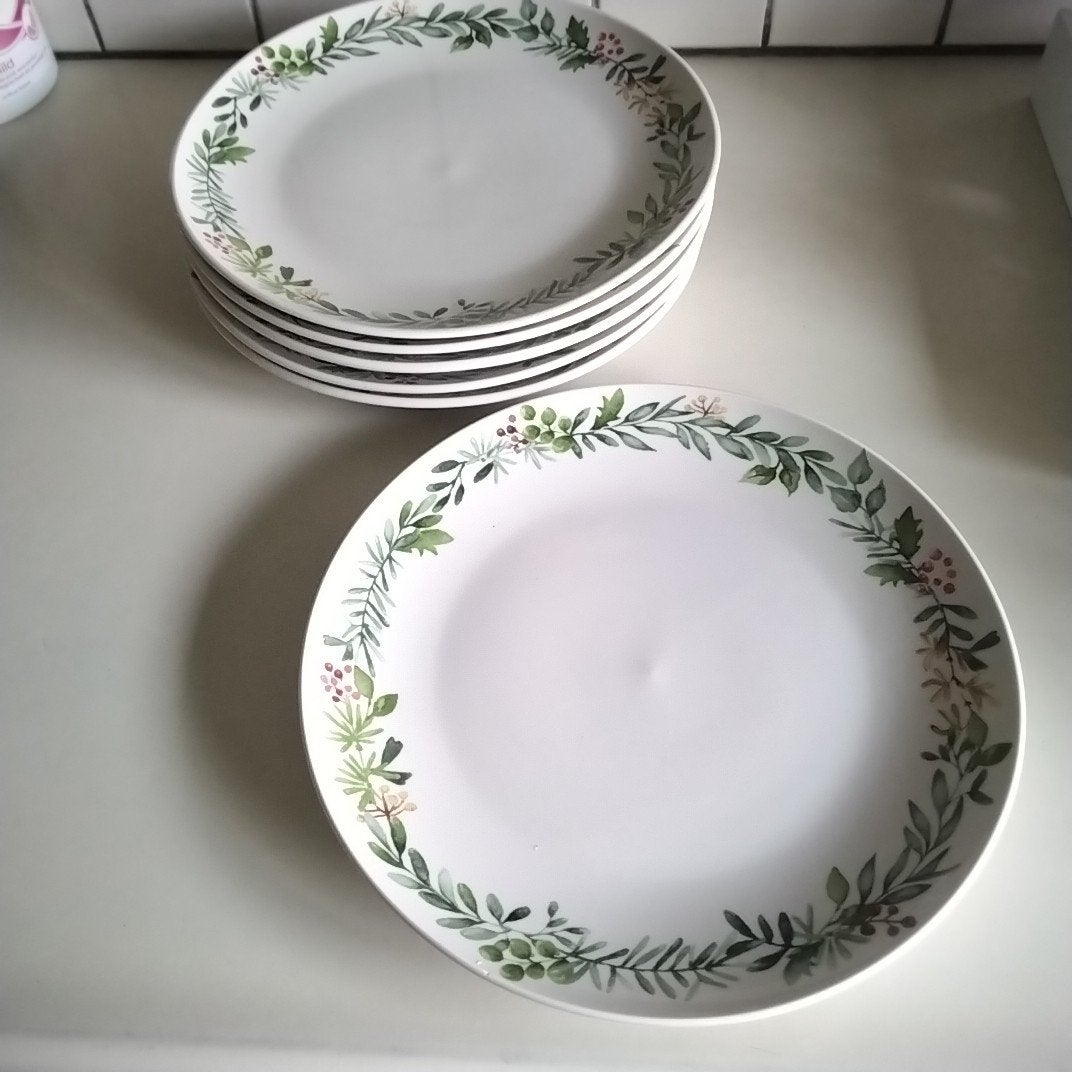 6 Blokker ( kerst)dinerborden, Huis en Inrichting, Ophalen of Verzenden, Porselein, Overige stijlen, Bord(en)