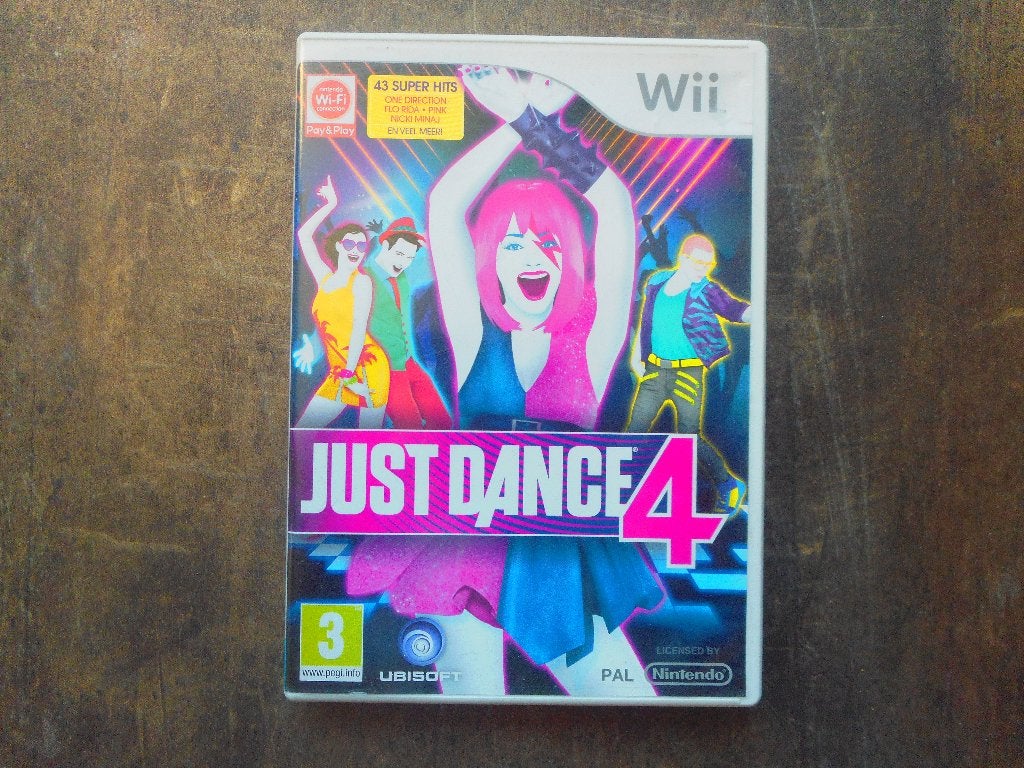 Just Dance 4 voor Wii (zie foto's) III, Spelcomputers en Games, Games | Nintendo Wii, Muziek, Gebruikt, Ophalen of Verzenden, 3 spelers of meer